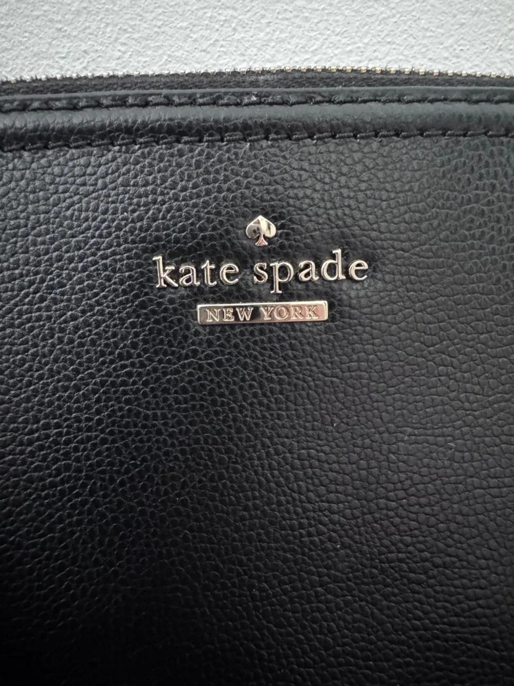 NWOT Kate Spade Peggy Dome Crossbody Black Pebbled Leather Gold Hardware